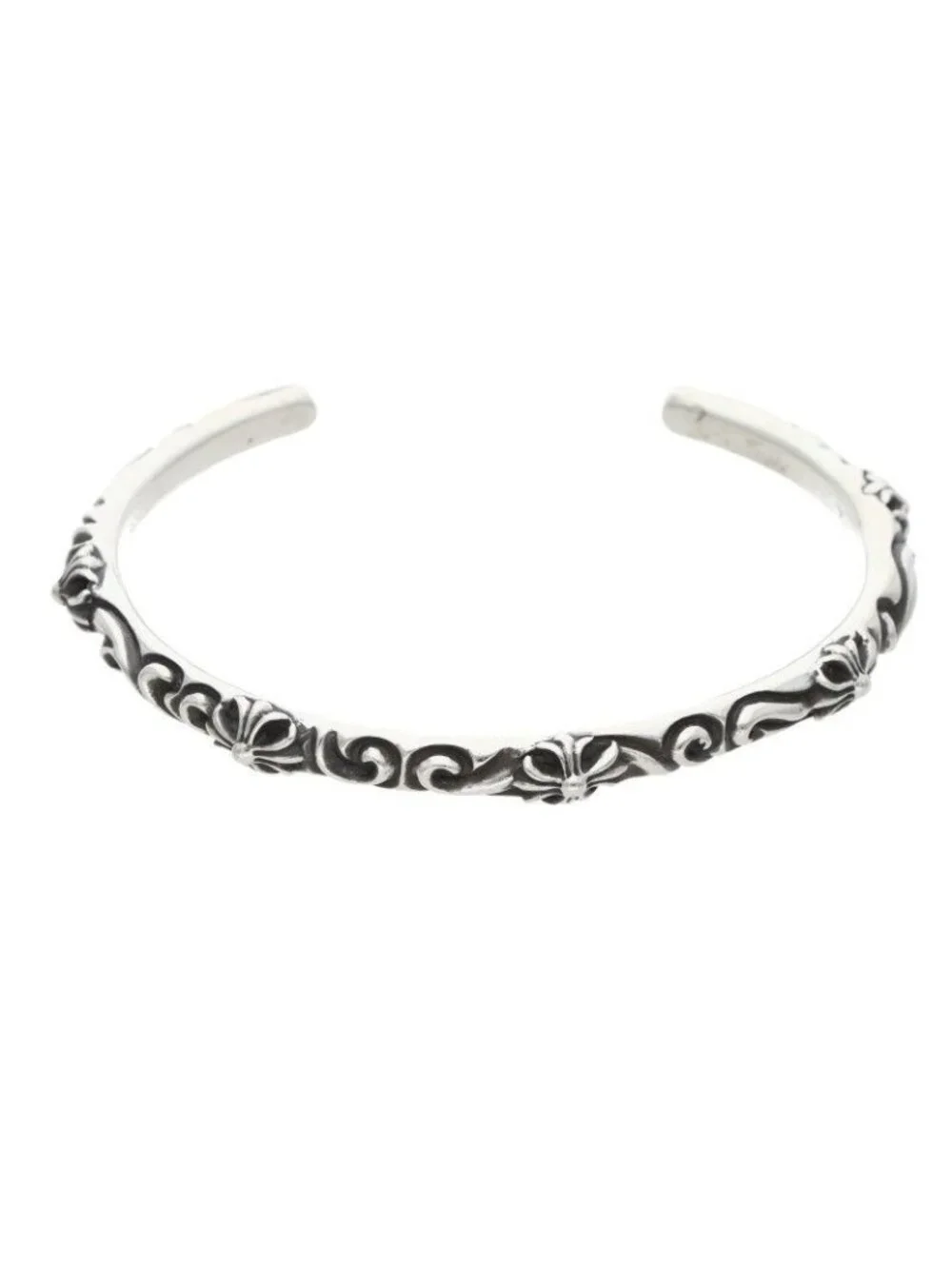 Chrome Hearts Bangle Sbt Band Silver Bracelet